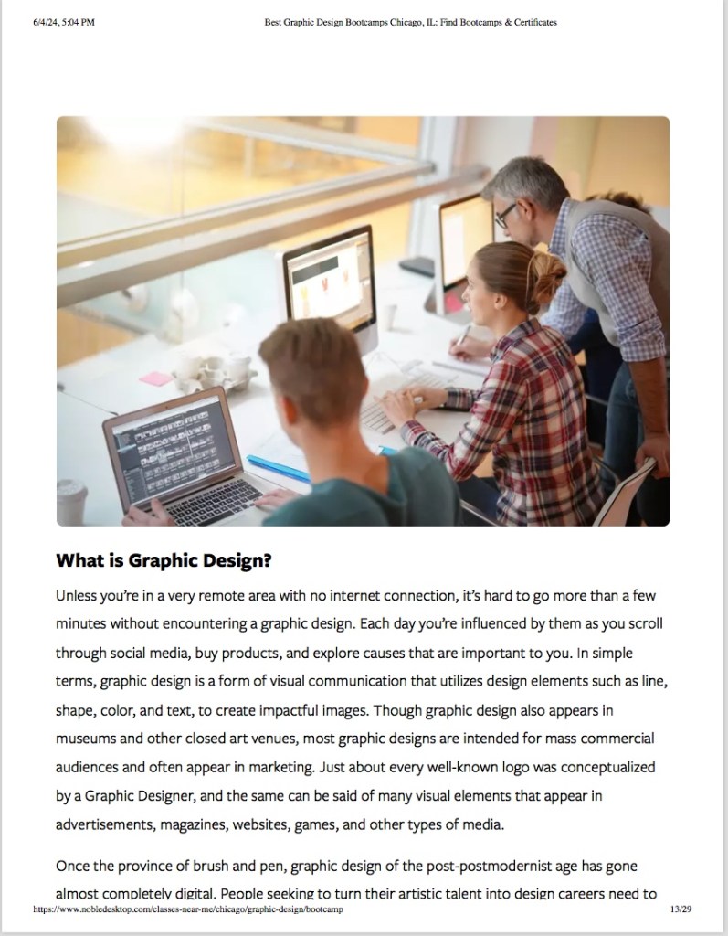 A clickable document