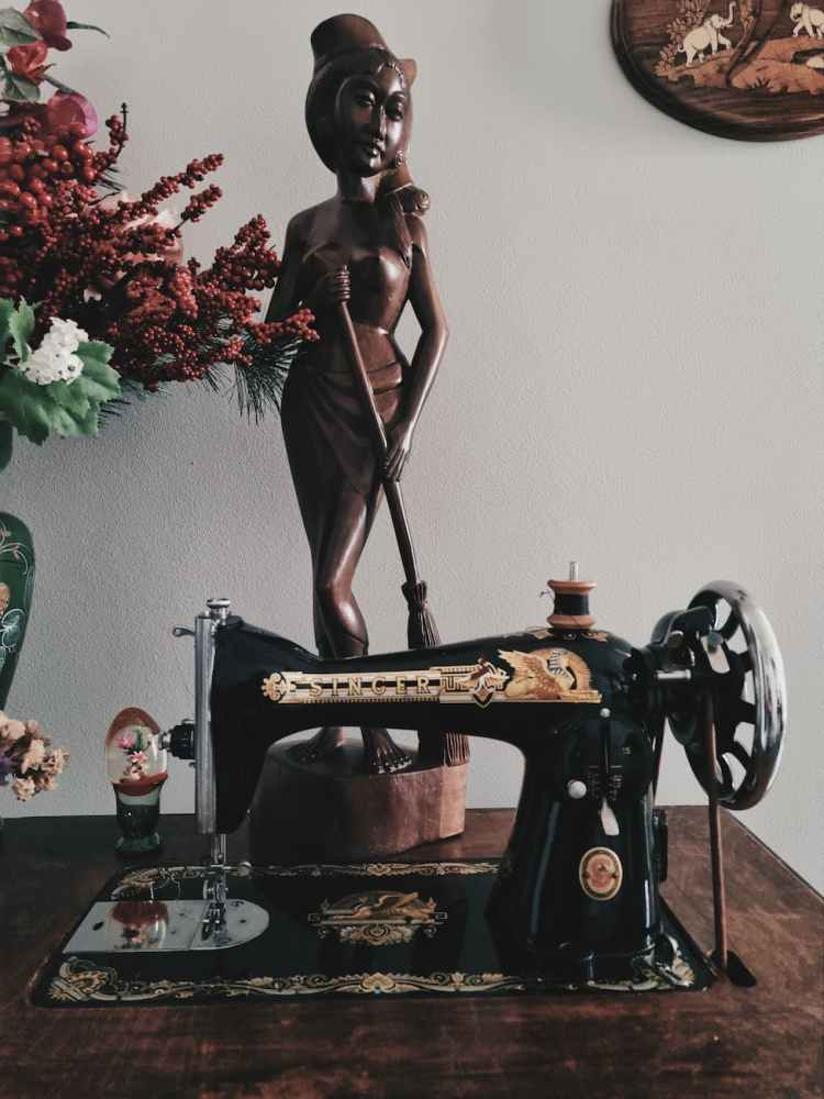 Antique sewing machine
